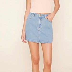 Denim skirt